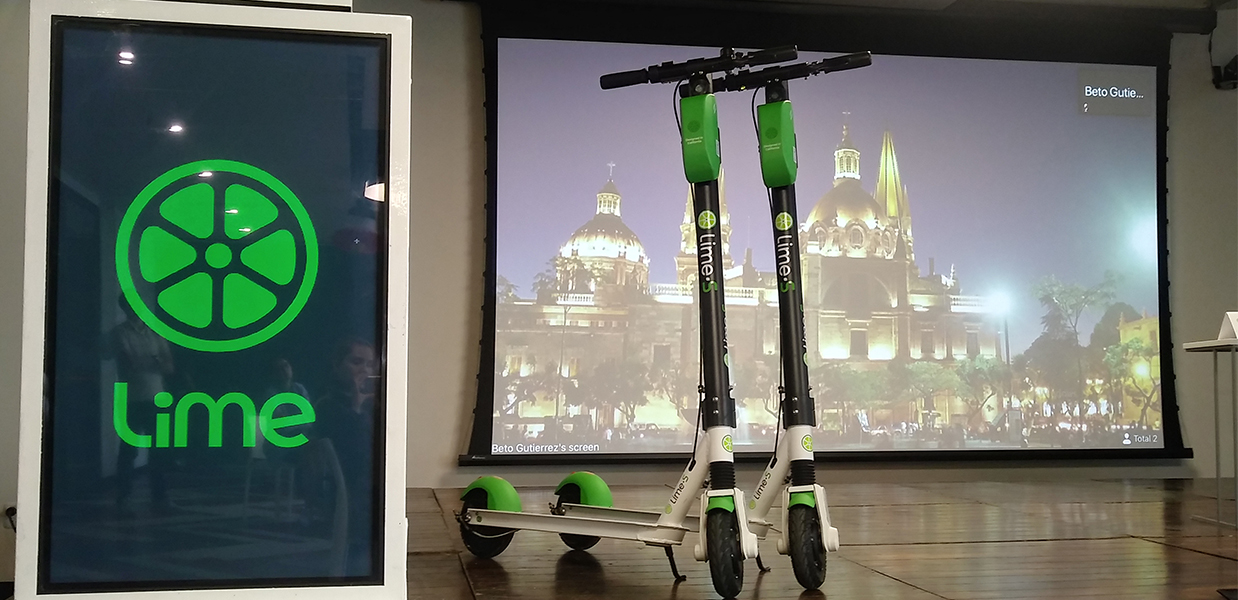 Lime llega a Guadalajara movilidad del siglo XXI México Design